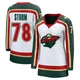 Nico Sturm Minnesota Wild White ＃78 Women's Breakaway 25th Anniversary Jersey